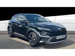 Black Used 2022 Hyundai Kona Premium SUV | £16,018 (Fair price)