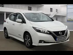 White Used 2019 Nissan Leaf Acenta Hatchback | £7,990 (Super price)