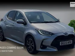 Silver Used 2023 Toyota Yaris Hybrid Design Hatchback | £18,878 (Fair price)