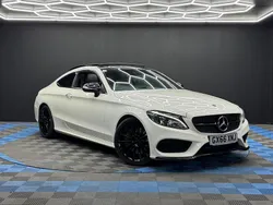 White Used 2016 Mercedes C250 AMG Line Premium Plus Coupe | £12,490 (Expensive)
