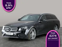 Black Used 2018 Mercedes E220 AMG line Estate | £17,133 (Good price)