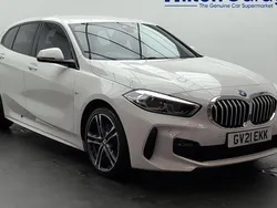 White Used 2021 BMW 118 M Sport Hatchback | £18,000 (Fair price)
