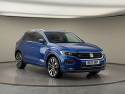 Ravenna blue metallic Used 2021 VW T-Roc R-line SUV | £19,300 (Fair price)
