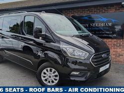 Black Used 2021 Ford Transit Custom Limited Van | £14,990 (Expensive)