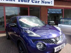 Blue Used 2016 Nissan Juke N-Connecta SUV | £3,995 (Fair price)