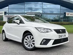 White Used 2017 Seat Ibiza SE Hatchback | £8,495 (Fair price)