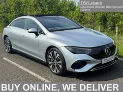 Silver Used 2022 Mercedes EQE350 Exclusive Luxury Sedan | £37,995