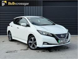 White Used 2020 Nissan Leaf N-TEC Hatchback | £11,490 (Fair price)