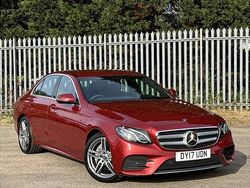Red Used 2017 Mercedes E220 AMG line Sedan | £17,075 (Good price)