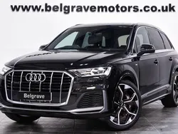 Metallic black Used 2022 Audi Q7 S-Line SUV | £42,980 (Fair price)
