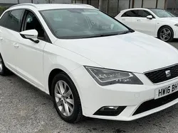 Candy white Used 2016 Seat Leon Business Estate | £7,475 (Fair price)