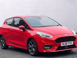 Red Used 2018 Ford Fiesta ST-Line Hatchback | £9,188 (Fair price)