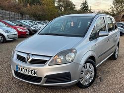 Silver Used 2007 Vauxhall Zafira MPV | £1,999 (Good price)
