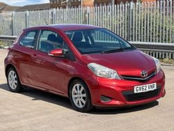 Red Used 2013 Toyota Yaris Hatchback | £2,795 (Fair price)