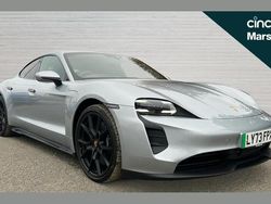 Silver Used 2023 Porsche Taycan Sedan | £68,980 (Fair price)