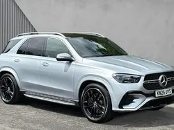 Hightech silver Used 2025 Mercedes GLE450 AMG AMG line SUV | £72,529 (Fair price)