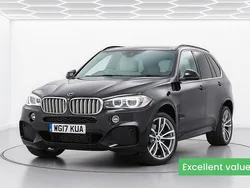 Black Used 2017 BMW X5 M Sport SUV | £19,495 (Fair price)