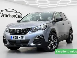 Grey Used 2018 Peugeot 3008 Active SUV | £9,403 (Fair price)