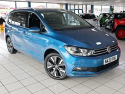 Carribean blue Used 2020 VW Touran SEL MPV | £19,289 (Good price)