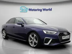 Blue Used 2023 Audi A4 S-Line Sedan | £22,000 (Fair price)