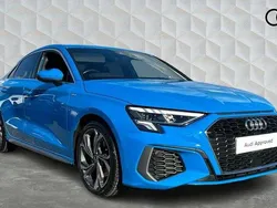 Blue Used 2021 Audi A3 S-Line Sedan | £19,000
