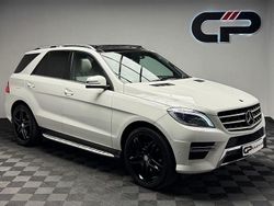White Used 2014 Mercedes ML350 AMG line SUV | £17,995 (Expensive)