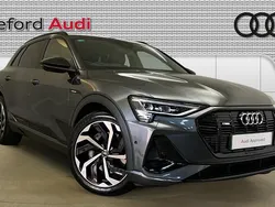 Grey Used 2022 Audi e-tron Black Edition SUV | £31,246 (A bit pricey)