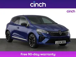 Blue Used 2024 Renault Clio V Techno Hatchback | £17,489 (Fair price)