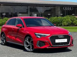Red Used 2022 Audi A3 S-Line Hatchback | £22,399 (Fair price)