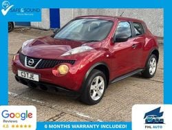 Red Used 2010 Nissan Juke Visia SUV | £2,199 (Fair price)