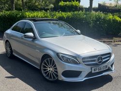 Silver Used 2016 Mercedes C220 AMG Line Premium Sedan | £13,795 (A bit pricey)