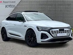 White Used 2023 Audi Q8 e-tron Advanced SUV | £44,267 (Fair price)