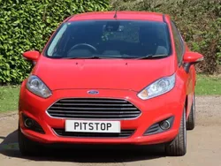 Race red Used 2017 Ford Fiesta Titanium Hatchback | £9,600 (Good price)