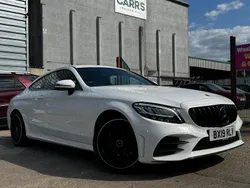 White Used 2019 Mercedes C180 AMG line Coupe | £17,700 (A bit pricey)