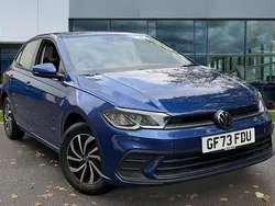 Blue Used 2023 VW Polo Life Hatchback | £15,413 (Fair price)