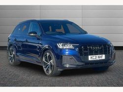 Blue Used 2021 Audi Q7 S-Line SUV | £39,450 (Expensive)