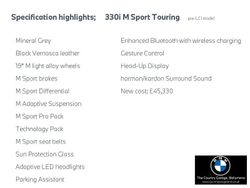 Grey Used 2020 BMW 330 M Sport Estate | £24,995 (Fair price)