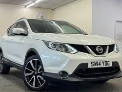 White Used 2014 Nissan Qashqai Tekna SUV | £5,495 (Fair price)