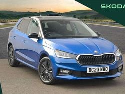 Race blue metallic black body / magic pearl effect roof Used 2023 Skoda Fabia Colour Edition Hatchback | £15,495 (A bit pricey)