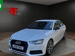 White Used 2018 Audi A4 Black Edition Sedan | £10,800 (Fair price)