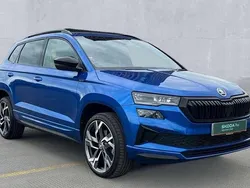 Blue Used 2024 Skoda Karoq SportLine SUV | £26,412 (Fair price)