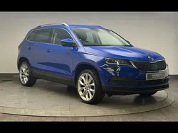 Energy blue Used 2022 Skoda Karoq SE L SUV | £21,331 (Fair price)