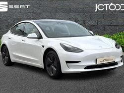 White Used 2021 Tesla Model 3 Standard Range Sedan | £19,626 (Fair price)