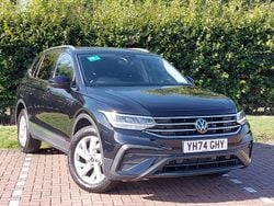 Black Used 2024 VW Tiguan Allspace Life SUV | £28,498 (Fair price)