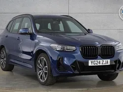 Blue Used 2024 BMW X3 M Sport SUV | £42,500 (Fair price)