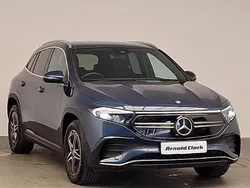 Blue Used 2021 Mercedes EQA350 AMG line SUV | £24,498 (Fair price)