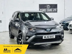 Grey Used 2016 Toyota RAV4 Hybrid SUV | £9,500 (A bit pricey)