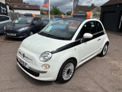 White Used 2011 Fiat 500 Lounge Hatchback | £4,695 (A bit pricey)