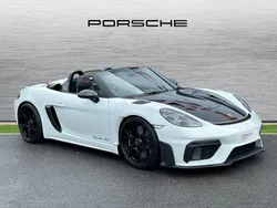 White Used 2024 Porsche 718 Spyder Cabriolet | £136,900 (Fair price)
