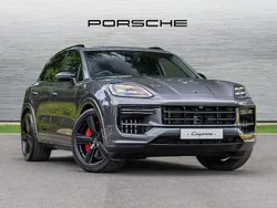 Grey New 2025 Porsche Cayenne Turbo E-Hybrid SUV | £136,940